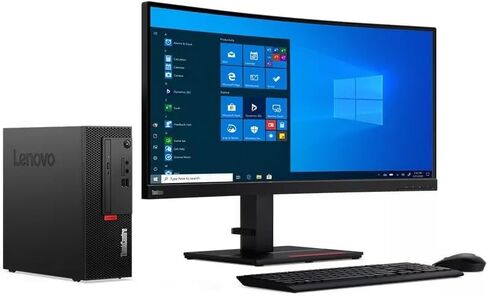 Lenovo ThinkCentre M70c SFF Computer PC, Windows 11 Pro Desktop, Intel Core i5-10400, 256GB SSD, 16GB RAM, HDMI, VGA, USB WiFi, Bluetooth (Renewed) in Kuwait