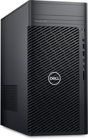 Dell Precision 3680 Workstation Desktop (2024) | Core i5-14500 - 512GB SSD Hard Drive - 16GB RAM - Nvidia RTX T1000 | 14 cores @ 5 GHz - 4GB GDDR6 Win 11 Pro Black (Renewed) in Kuwait