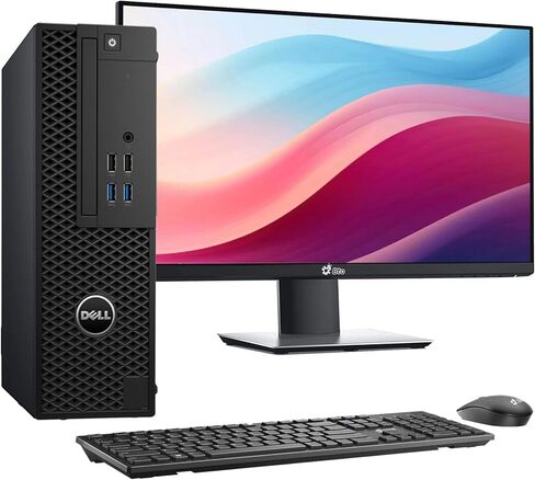 كمبيوتر سطح المكتب Dell Precision 3420 SFF - Intel Core i5-6500 - ذاكرة الوصول العشوائي 16 جيجابايت - 512 جيجابايت SSD - شاشة 24 بوصة - شبكة WiFi مدمجة - لوحة مفاتيح وماوس لاسلكي - كمبيوتر محطة العمل المنزلية والمكتبية - Windows 11 Pro (متجدد) in Kuwait