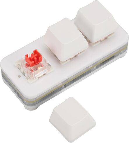 3 Key Mini Keypad USB Mechanical Gaming Keyboard Hot Swappable Red Switch RGB Backlit Programmable Keypad Plug No Driver Needed for Office Gaming Music Media Control in Kuwait