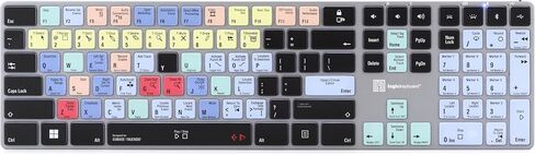 Logickeyboard Titan لوحة المفاتيح اللاسلكية ذات الإضاءة الخلفية لـ Cubase وNuendo - Windows in Kuwait