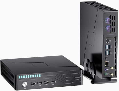 Mini Gaming PC, Desktop Computer Core i9-10900F 10 Cores Upto 5.2GHz, Win-11 Pro, 32G DDR4| 512G NVME SSD, GeForce RTX3050 6G, Type-C/HDMI/DP Ports, 8K@60Hz, WiFi6E/BT5.3 for Video Editing in Kuwait