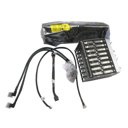 BestParts 2.5 بوصة 8 Bay Cage & 16 Bay x 2.5 بوصة HDD لوحة معززة ومجموعة ترقية الكابلات المتوافقة مع Dell Poweredge R730 R830 Server P51CF، 8TGM0، 7K5HK، 6TFJ5، CTJYF، TRFPV in Kuwait