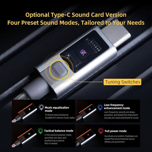 سماعات رأس KZ ZS12 Pro 2 USB C مع ميكروفون، سماعات أذن سلكية احترافية للألعاب بخاصية إلغاء الضوضاء، سماعات أذن من النوع C IEM لهاتف iPhone15/16، هاتف Samsung الذكي، هاتف Android، كمبيوتر محمول، جهاز USB من النوع C in Kuwait