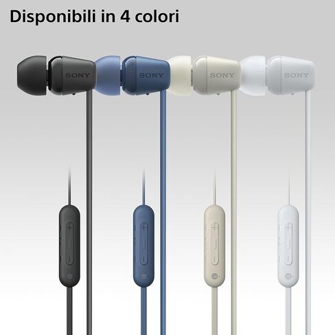 Sony WI-C100 Headset Wireless In-ear Calls/Music Bluetooth Black in Kuwait