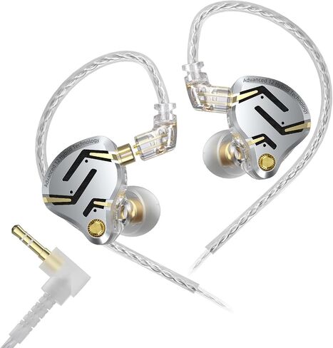 KZ ZS12 Pro 2 USB C Headphones with Microphone, Nosie-Cancelling Professional Wired Gaming Earbuds, Type C IEM Earphones for iPhone15/16, Samsung Smartphone, Android Phone, Laptop, USB Type C Device in Kuwait