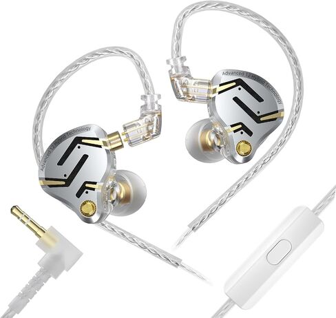 سماعات رأس KZ ZS12 Pro 2 USB C مع ميكروفون، سماعات أذن سلكية احترافية للألعاب بخاصية إلغاء الضوضاء، سماعات أذن من النوع C IEM لهاتف iPhone15/16، هاتف Samsung الذكي، هاتف Android، كمبيوتر محمول، جهاز USB من النوع C in Kuwait