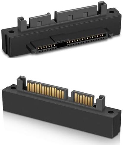 4pcs SFF-8482 Computer Cable Connectors SAS to SATA 22 pin HDD Raid Adapter US in Kuwait