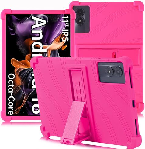 ATOOZ for ApoloMedia EP1095TA Tablet Case 2025,Soft Silicone Kids Universal 11 inch Tablet Case for ApoloSign/TABWEE/Ulefone/BESTTAB/Blackview/Oscal/AGM/UMIDIGI 11 inch Tablet with Stand(Black) in Kuwait