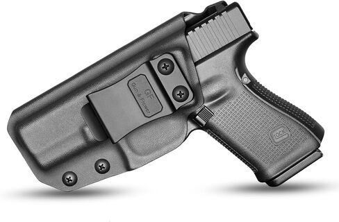IWB Holster - Select Your Fit for: Glock 17/19/19X/31/32/44/45 (Gen 1-6) & G22/23 (Gen 1-4), S&W M&P Shield Plus 9mm/ M&P Shield (M2.0/1.0), Taurus G3C/ G2C/ G2S, Right/Left Hand Available in Kuwait