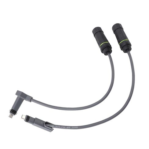 Focket Ethernet Adapter Gen 2, 1200Mbps IP68 Extension Cable, Adapter with RJ45 Female Connectors for Dish and Router in Kuwait