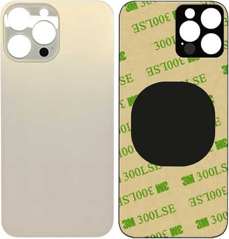 1Pcs/Lot Battery Cover Glass for iPhone 13 Pro Back Housing Replacement for iPhone 13PRO 2IN1 Big Hole Back Glass Rear Door Case with Pre-Installed Adhesive (Green) in Kuwait