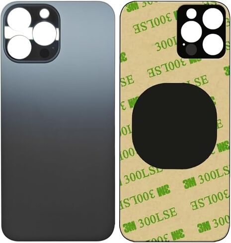 1Pcs/Lot Battery Cover Glass for iPhone 13 Pro Back Housing Replacement for iPhone 13PRO 2IN1 Big Hole Back Glass Rear Door Case with Pre-Installed Adhesive (Green) in Saudi Arabia