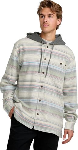 Billabong Men's Classic Hooded Baja Flannel Shirt in Saudi Arabia