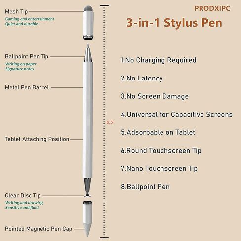 iPad Stand for Desk, Adjustable 360° Aluminum Alloy Tablet Stand Foldable, Portable Tablet Holder Stand for 4.7"-18.5" Compatible with iPhone/iPad/Kindle/Portable Monitor in Kuwait