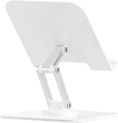 Cuifati Foldable Tablet Stand, 360 Degree Rotating Adjustable Desktop Phone Tablet Holder with Anti Slip Silicone Pads, for Pro 12.9 11 Air Tab Home Kitchen (Black) in Kuwait