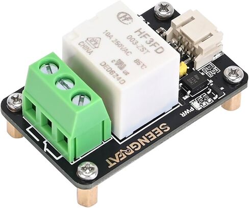 Single-Channel Relay Module for Raspberry Pi Zero/2B/3B/4B, STM32, ESP32, Arduino – 3.3V/5V Relay Expansion Board with Optocoupler Isolation & LED Indicator – Fits Raspberry Pi One Channel Relay in Kuwait