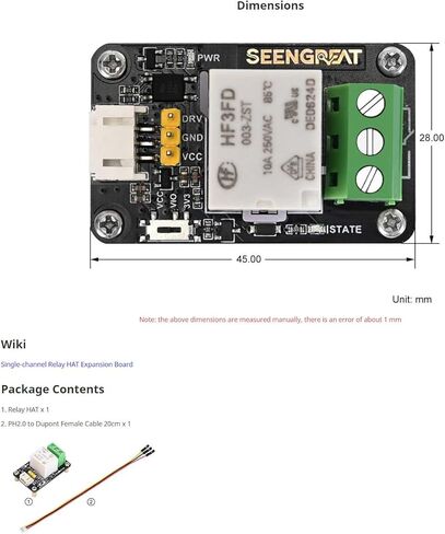 Single-Channel Relay Module for Raspberry Pi Zero/2B/3B/4B, STM32, ESP32, Arduino – 3.3V/5V Relay Expansion Board with Optocoupler Isolation & LED Indicator – Fits Raspberry Pi One Channel Relay in Kuwait