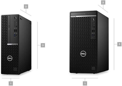 Dell Optiplex 5080 SFF Desktop | Core i7-10700 - 512GB SSD Hard Drive - 64GB RAM | 8 cores @ 4.8 GHz Win 11 Pro Black (Renewed) in Kuwait