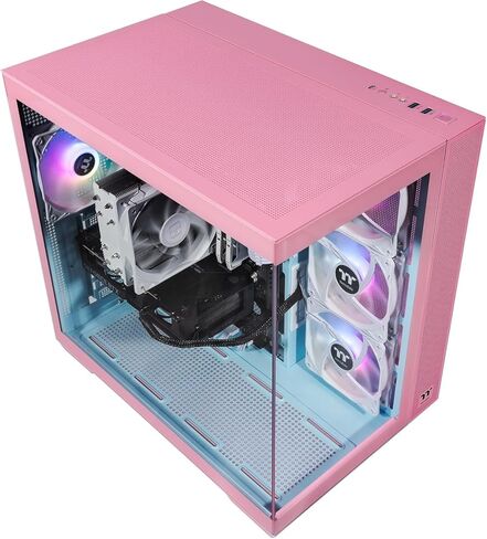 كمبيوتر الألعاب Velztorm Pink Fultix المُصمم مسبقًا (AMD Ryzen 5-5500، GeForce RTX 5070، 32 جيجابايت DDR4، 1 تيرابايت PCIe SSD، مراوح RGB، 750 واط PSU، WiFi 5، بلوتوث 5.0، RJ-45، 1 منفذ عرض، HDMI، Win 11 Home) in Kuwait