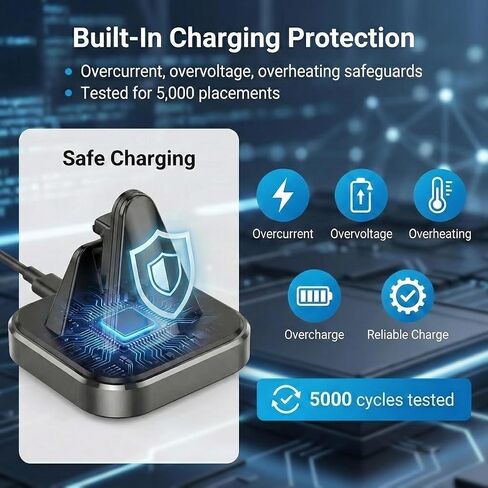 قاعدة شحن لنظارات ميتا راي بان وأوكلي ميتا الذكية مع شحن سريع ومؤشر LED وعقد آمن محمل بنابض in Kuwait
