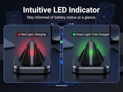 قاعدة شحن لنظارات ميتا راي بان وأوكلي ميتا الذكية مع شحن سريع ومؤشر LED وعقد آمن محمل بنابض in Kuwait