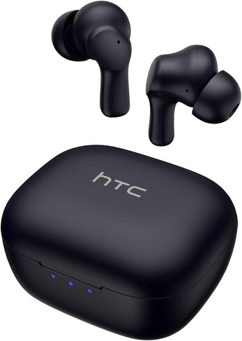 سماعات أذن لاسلكية من HTC بلوتوث 5.3 مقاومة للماء مع ميكروفون ENC داخل الأذن سماعات ستيريو متوافقة مع أجهزة الكمبيوتر اللوحية والكمبيوتر المحمول والهواتف المحمولة والأجهزة اللوحية in Kuwait