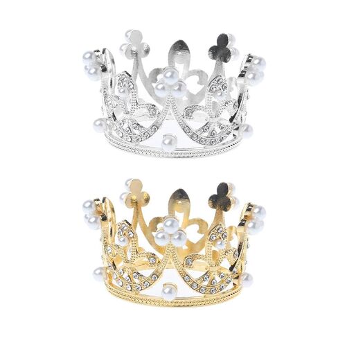 Little Baby Girls Boys Photography Gold Crown Props Little Baby Photo foto shooting Crown Accessories Infant bebe fotografia Prop (Gold) in Kuwait