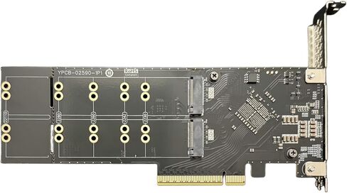 محول وحدة تحكم PCIe 4.0 X8 M.2 NVMe SSD مع PEX88024 PLX88024 PCI Express 4.0 X8 Switch إلى 4 منافذ M.2 بطاقة محول in Kuwait