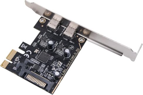 بطاقة توسيع PCIE إلى USB 3.2 GEN1 بسرعة 5 جيجابت في الثانية من النوع C 3. محول اللوحة الأمامية لبطاقة GEN1 لمحول اللوحة الأمامية من النوع C لسطح المكتب in Kuwait