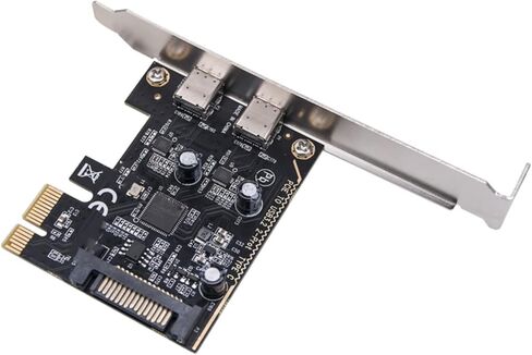 بطاقة توسيع PCIE إلى USB 3.2 GEN1 بسرعة 5 جيجابت في الثانية من النوع C 3. محول اللوحة الأمامية لبطاقة GEN1 لمحول اللوحة الأمامية من النوع C لسطح المكتب in Kuwait