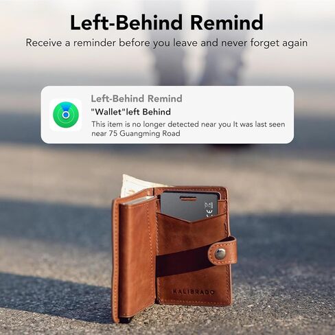 2 Pack Wallet Tracker Card [Apple MFi Certified] Air Tracker Tag (iOS only), IP68 0.11in Rechargeable Smart Card Work with Apple Find My, Keys Finder and Item Locator for Passport, Bags, Laptop, Black in Kuwait