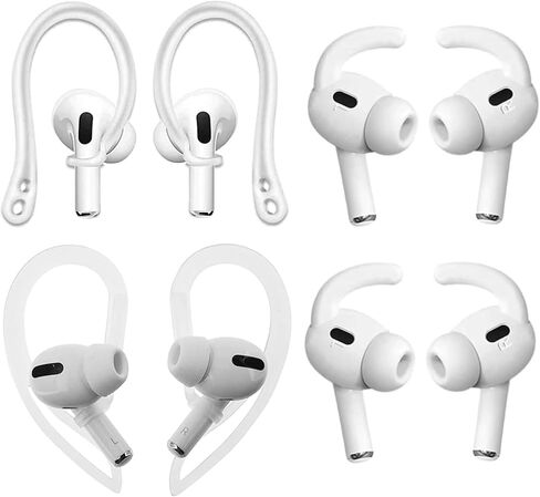 خطافات أذن ALXCD متوافقة مع AirPods Pro 3 2025 الجديدة، زوج واحد من خطافات الأذن الناعمة القابلة للتعديل، زوجان من خطافات الأذن السيليكون، زوج واحد من خطاف الأذن السيليكون، متوافق مع AirPods Pro 3 112 أبيض in Kuwait