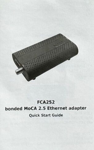 MoCA 2.5 GbE Network Adapter, 2 Pack, with Ethernet Cables and Power Adapters Included in Kuwait