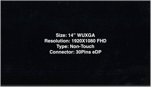بديل شاشة EM EMAJOR TECH الجديدة لشاشة NV140FHM-N4N 1920X1080 FHD شاشة LCD LED غير تعمل باللمس مع مجموعة من الأشرطة والأدوات in Kuwait