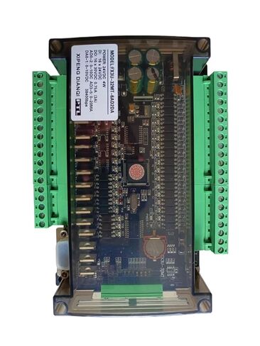 FX3U LE3U 32MT 6AD2DA 16 مدخل 16 مخرج ترانزستور 6 مدخل تناظري 2 مخرج تناظري PLC تحكم RS485 RTC in Kuwait