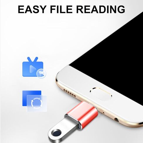 Durability Aluminum Alloy USB C to USB3.0 Adapter USB C Charging Cable for on the Go Data Access Peripherals Use Stable Connection Interfaces in Kuwait