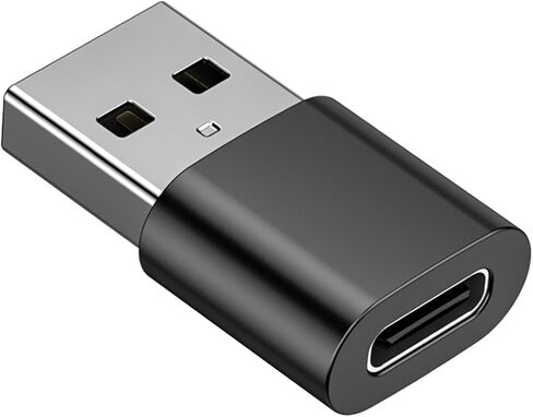 USB C Female to a Adapter, Supports 480Mbps Transfer & Fast Charging for Laptops, Phones, Tablets C Converter in Kuwait