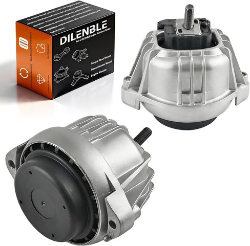 محرك محرك Mount & Trans Mount Replacement for BMW 128i 2008 2009 2008 2010 2012 2013 ، 325i 2006 ، 325xi 2006 ، مجموعة جبل المحرك من 2 استبدال OE# A4012 EM5886 9682 22116760330 in Kuwait