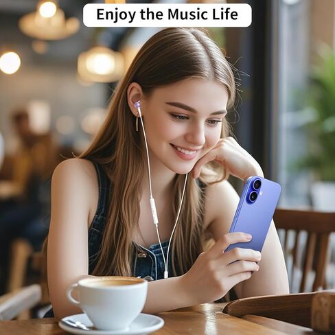 سماعات أذن USB C سلكية لهاتف iPhone 17 16 16e 17e 17 Pro Max لسماعات Samsung السلكية، سماعات أذن سلكية من النوع C لهاتف Samsung Galaxy S26 Ultra S25 S24 S23 A17 A37 A57/iPad 11 10th A16، Link-Purple in Kuwait