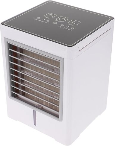 DECHOUS USB Mini Portable Desktop Cooling Fan Personal Air Cooler for Home Office Travel, Plastic Mini Air Conditioner with Adjustable Speed USB Fan in Kuwait