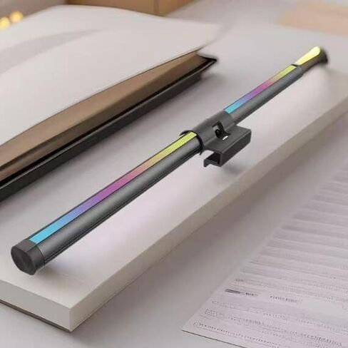 Cryfokt Computer Screen Light Bar, Dual Sided Illumination with RGB Ambient Backlight and Adjustable Brightness, Front Light for Desk Area, No Eye Care USB Reading Monitor Lamp in Kuwait