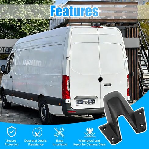 A907820120 Rear Roof Camera Housing for 2018-2023 Mercedes Benz Sprinter 1500 2500 3500, Weather Resistant, Rear Camera Cover Replacement for 907-820-40-01 9078201201 in Kuwait