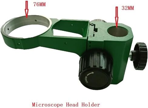 Microscope Observation Adjustable Microscope Double Boom Stand 76MM Binocular Trinocular Microscope Head Holder White Microscopio Support in Kuwait