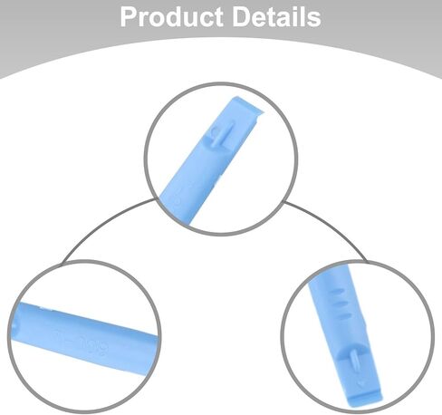 10 Pack Plastic Opening Tool 83Mm Light Blue Cylindrical Pry Bar Spudger For Tablet DIY Repair Safe Non-Scratch in Kuwait