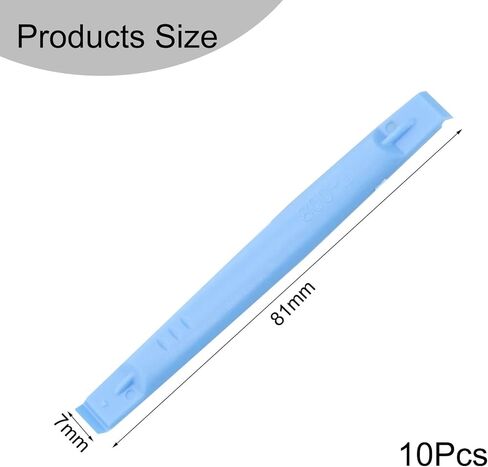 10 Pack Plastic Opening Tool 83Mm Light Blue Cylindrical Pry Bar Spudger For Tablet DIY Repair Safe Non-Scratch in Kuwait