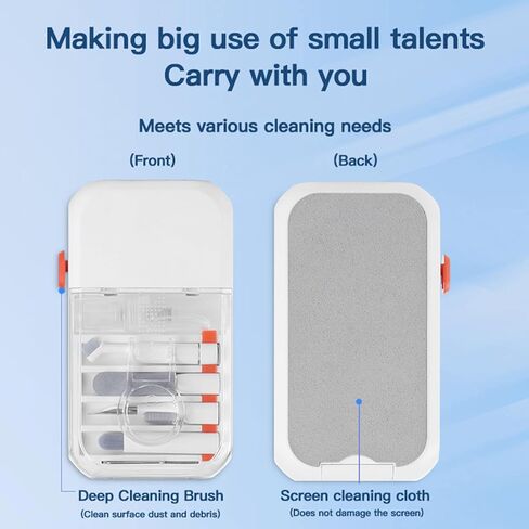 LICAEVEY Keyboard Cleaning Kit, 14 in 1 Computer Screen Cleaning Brush Tool, Multi Function Electronic Cleaner Kit Spray for Phone Pad Earbud Camera Monitor in Kuwait
