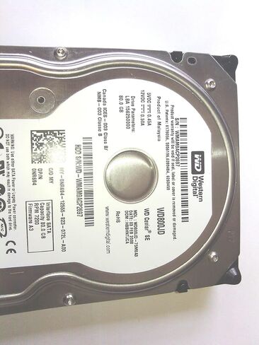 ويسترن ديجيتال WD800JD كافيار SE الموديل: WD800JD-75MSA3، 80 جيجا بايت 7200 دورة في الدقيقة، 8 ميجا بايت كاش ساتا 3.0 جيجابت/ثانية 3.5 (متجدد) in Kuwait