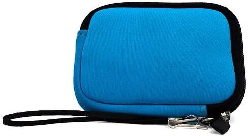 Protective Sky Blue Shock Absorbing Neoprene Pouch Suitable for Western Digital WD My Passport SSD in Kuwait