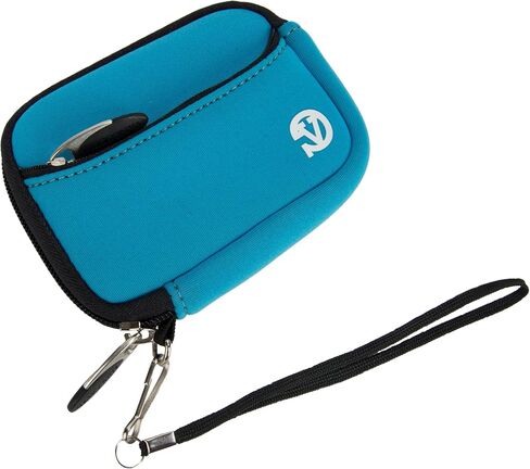Protective Sky Blue Shock Absorbing Neoprene Pouch Suitable for Western Digital WD My Passport SSD in Kuwait